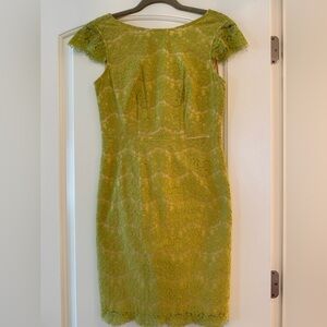 Darling Lime Lace Mini Dress